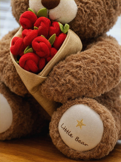 Bloomie Bear w/ Mini Bouquet Blanket