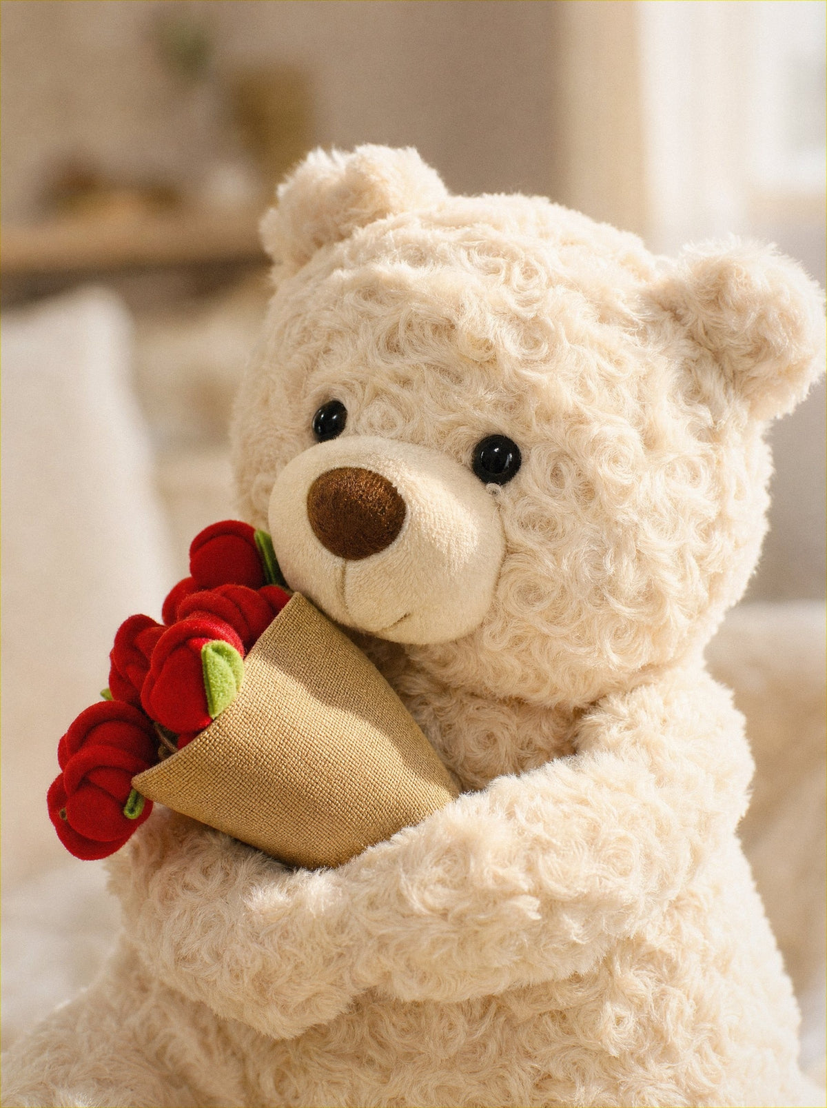 Bloomie Bear w/ Mini Bouquet Blanket