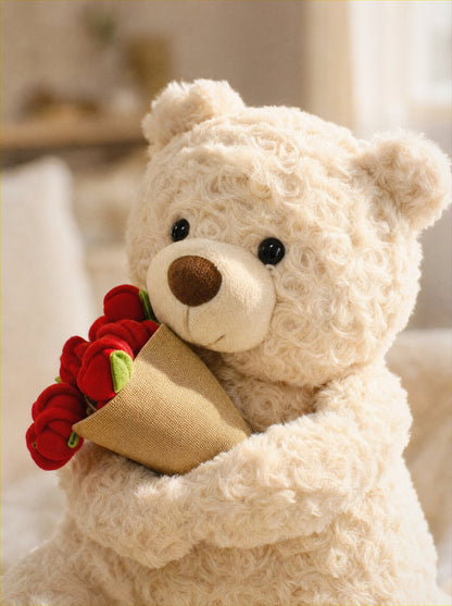 Bloomie Bear w/ Mini Bouquet Blanket